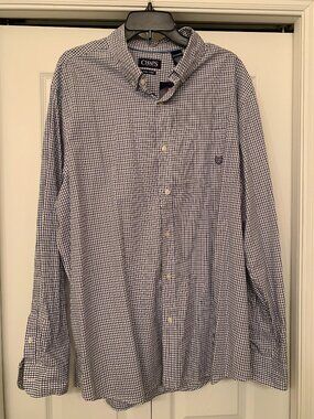 Chaps Men's Easy Care Stretch Poplin Shirt XXL